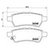 Brembo Rear Brake Pads (Full set for Rear Axle)   P56060