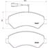 Brembo Front Brake Pads (Full set for Front Axle)   P61118
