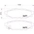 Brembo Rear Brake Pads (Full set for Rear Axle)   P78020