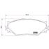 Brembo Front Brake Pads (Full set for Front Axle)   P83074