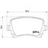 Brembo Rear Brake Pads (Full set for Rear Axle)   P85095