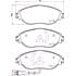 Brembo XTRA Front Brake Pads (Full set for Front Axle)   P85144X