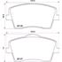 Brembo Front Brake Pads (Full set for Front Axle)   P86031