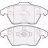 APEC Front Brake Pads (Full set for Front Axle)   PAD1398