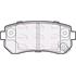 APEC Rear Brake Pads (Full set for Rear Axle)   PAD1487