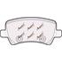 APEC Rear Brake Pads (Full set for Rear Axle)   PAD1566