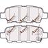 APEC Rear Brake Pads (Full set for Rear Axle)   PAD1826