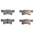 APEC Rear Brake Pads (Full set for Rear Axle)   PAD2635