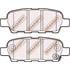 BrakeFit (APEC Blue) Rear Brake Pads (Full set for Rear Axle)   PD3280