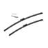 Bremen Vision Flat Wiper Blade Front Set (650 / 380mm   Pinch Tab Arm Connection) for Chevrolet AVEO Saloon 2011 Onwards