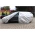 Aluminium and Cotton Protective Car Cover with Zip and Reflectors   Medium