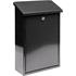 All Weather Wall Mounted Post Box   Black
