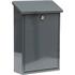 All Weather Wall Mounted Post Box   Grey