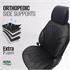 Progressive Artificial Leather Car Seat Covers   Black For Nissan ALMERA Mk II Saloon 2000 2006