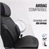 Progressive Artificial Leather Car Seat Covers   Black For Nissan ALMERA Mk II Saloon 2000 2006