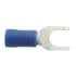 Wot Nots Wiring Connectors   Blue   Fork   5mm   Pack of 4
