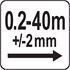 LASER DISTANCE METER W/ MEASURING TAPE
