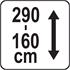 TELESCOPIC SUPPORT 160 290 CM
