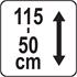 TELESCOPIC SUPPORT  50 115 CM