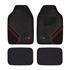 Red Bull Racing Universal Carpet+PVC Car Mats Set   4 Pieces   Black/Red