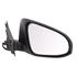 Right Wing Mirror (electric, heated, indicator lamp, black cover) for TOYOTA YARIS / VITZ, 2011 Onwards