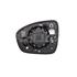 Right Wing Mirror Glass (heated, blind spot warning indicator) for Renault ARKANA I, 2019 Onwards