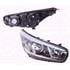 Right Headlamp (Halogen, Takes H7 / H7 Bulbs, Without LED Daytime Running Light, Supplied With Motor) for Kia CEE'D 2012 2015