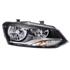 Right Headlamp (Twin Reflector, Halogen, Takes H7/H7 Bulbs, Supplied With Motor & Bulbs, Original Equipment) for Volkswagen Polo  2009 to 2017