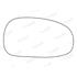 Right Stick On Wing Mirror Glass for SEAT LEON, 2005 2009