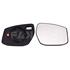 Right Wing Mirror Glass (heated) and holder for NISSAN PULSAR, 2014 Onwards