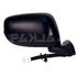 Right Wing Mirror (electric, WITHOUT indicator, not heated, primed cover) for HONDA JAZZ, 2008 2015