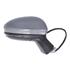 Right Wing Mirror (electric, heated, indicator, primed cover, BLIND SPOT WARNING, power folding) for Renault CLIO V 2019 Onwards