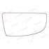 Right Stick On Wing Mirror Glass for Ford TRANSIT Bus, 2014 Onwards