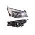 Right Headlamp (BLACK BEZEL, Halogen, Takes H7/H7 Bulbs, Supplied With Motor) for Opel ASTRA J Saloon 2010 2012