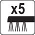 WIRE BRUSH 5 ROWS