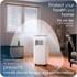 Avalla S 220 4 in 1 Portable Air Conditioner & Dehumidifier for Multi Rooms, 9000BTU