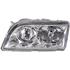 Left Headlamp (Chrome Bezel, Halogen, Takes H7 / H7 Bulbs) for Volvo S40 I 2001 2004