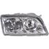 Right Headlamp (Chrome Bezel, Halogen, Takes H7 / H7 Bulbs) for Volvo S40 I 2001 2004