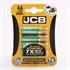 JCB Rechargeable AA Batteries   2400mAh   Pack of 4