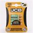 JCB Rechargeable AAA Batteries   900mAh   Pack of 4