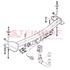 Steinhof Automatic Detachable Towbar (vertical system) for Ssangyong REXTON, 2006 2013