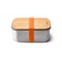 Black+Blum Stainless Steel Sandwich Box Large   Orange   1.25 Litre