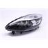 Left Headlamp (Halogen, Black Bezel, Takes H7/H7 Bulbs, Supplied Without Motor) for Renault SCÉNIC 2012 2016