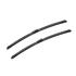 Bremen Vision Flat Wiper Blade Front Set (600 / 450mm   Side Pin Arm Connection) for BMW 3 Series Convertible 2006 to 2011