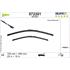 Valeo VA301 Silencio AquaBlade Unheated Wiper Blades Set (700/450mm) for Tesla MODEL X 2015 to 2019