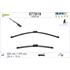Valeo VF819 Silencio Flat Wiper Blades Front Set (650 / 475mm   Push Button Arm Connection) for Tesla Model Y 2019 Onwards