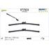 Valeo VF933 Silencio Flat Wiper Blades Front Set (600 / 500mm   Exact Fit Connection)