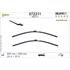 Valeo VA311 Silencio AquaBlade Unheated Wiper Blades Set (600/500mm) for Volvo V60 II 2018 Onwards