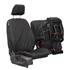 Town & Country Single Driver and Double Passenger Van Seat Cover Set For Ford Transit Connect 2013 Onwards   Black