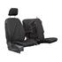 Town & Country Single Driver and Double Passenger Van Seat Cover Set For Ford Transit Connect 2013 Onwards   Black